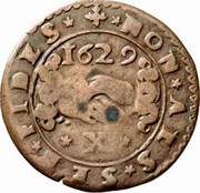 Malta X Grani Antoine de Paule 1629 KM# 53 NON∙AIS∙SED∙FIDES 1629 X coin reverse Malta X Grani Antoine de Paule 1629 KM# 53 NON∙AIS∙SED∙FIDES 1629 X coin reverse