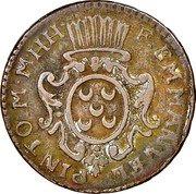 Malta 10 Grani (Carlino) Emmanuel Pinto 1742 KM# 230 F EMMANVEL PINTO M M H H coin obverse Malta 10 Grani (Carlino) Emmanuel Pinto 1742 KM# 230 F EMMANVEL PINTO M M H H coin obverse