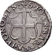 Malta 10 Grani Alof de Wignacourt (1601-1622) KM# 12 S IOAN BAP ORA PRONOBIS coin reverse Malta 10 Grani Alof de Wignacourt (1601-1622) KM# 12 S IOAN BAP ORA PRONOBIS coin reverse