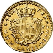 Malta X Scudi Emmanuel Pinto 1761 KM# 269 F∙EMMANVEL PINTO M∙M∙H S∙S∙1761 coin obverse Malta X Scudi Emmanuel Pinto 1761 KM# 269 F∙EMMANVEL PINTO M∙M∙H S∙S∙1761 coin obverse