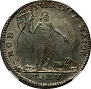 Malta XV Tari Emmanuel Pinto 1769 KM# 258.2 NON SVRREXIT MAIOR T. XV coin reverse Malta XV Tari Emmanuel Pinto 1769 KM# 258.2 NON SVRREXIT MAIOR T. XV coin reverse