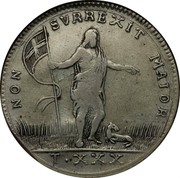 Malta XXX Tari Emmanuel Pinto 1761 KM# 265.2 NON SVRREXIT MAIOR T XXX coin reverse Malta XXX Tari Emmanuel Pinto 1761 KM# 265.2 NON SVRREXIT MAIOR T XXX coin reverse
