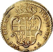 Malta Zecchino Emmanuel Pinto ND KM# 244 HOSPI∙ET ∙ S∙ SEP∙ HIER∙ coin reverse Malta Zecchino Emmanuel Pinto ND KM# 244 HOSPI∙ET ∙ S∙ SEP∙ HIER∙ coin reverse