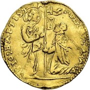 Malta Zecchino Gregorio Carafa (1680-1690) KM# 20 F∙D∙GREG∙CARAFA S∙IO∙BAPTISTA coin obverse Malta Zecchino Gregorio Carafa (1680-1690) KM# 20 F∙D∙GREG∙CARAFA S∙IO∙BAPTISTA coin obverse