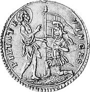 Malta Zecchino (Antonio Manoel de Vilhena) KM# 182 PIETAT E VINCES coin reverse Malta Zecchino (Antonio Manoel de Vilhena) KM# 182 PIETAT E VINCES coin reverse