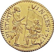 Malta Zecchino Ramon Perellos y Roccaful 1717 KM# 133 PIETATE VINCES∙1717 coin reverse Malta Zecchino Ramon Perellos y Roccaful 1717 KM# 133 PIETATE VINCES∙1717 coin reverse