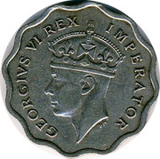 Cyprus 1/2 Piastre George VI 1938 KM# 22 GEORGIVS VI REX IMPERATOR PM coin obverse Cyprus 1/2 Piastre George VI 1938 KM# 22 GEORGIVS VI REX IMPERATOR PM coin obverse