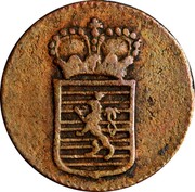 Luxembourg 1/8 Sol Maria Theresa 1775 (b) KM# 5 coin obverse Luxembourg 1/8 Sol Maria Theresa 1775 (b) KM# 5 coin obverse