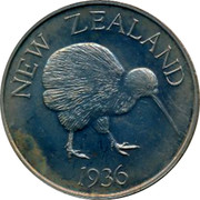 New Zealand 1 crown Edward VIII 1936 Proof X# 3a NEW ZEALAND coin reverse New Zealand 1 crown Edward VIII 1936 Proof X# 3a NEW ZEALAND coin reverse