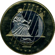 Malta 1 E Jean Parisot de la Valette 2003 UNC X# Pn16 1 E SPECIMEN coin reverse Malta 1 E Jean Parisot de la Valette 2003 UNC X# Pn16 1 E SPECIMEN coin reverse