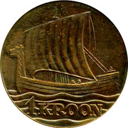 Estonia 1 Kroon 1990 UNC X# Tn6 Standard Coinage 1 KROON coin reverse Estonia 1 Kroon 1990 UNC X# Tn6 Standard Coinage 1 KROON coin reverse