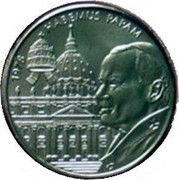 Malta 1 Lira Inauguration of Pope 2005 Finish standard 1978 HABEMUS PAPAM coin reverse Malta 1 Lira Inauguration of Pope 2005 Finish standard 1978 HABEMUS PAPAM coin reverse