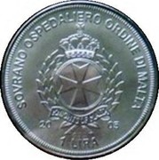 Malta 1 Lira Prayerat at the Wailing Wall 2005 Finish standard X# 322 SOVRANO OSPEDALIERO ORDINE DI MALTA KNIGHTS OF MALTA 2005 1 LIRA O.S.J. coin obverse Malta 1 Lira Prayerat at the Wailing Wall 2005 Finish standard X# 322 SOVRANO OSPEDALIERO ORDINE DI MALTA KNIGHTS OF MALTA 2005 1 LIRA O.S.J. coin obverse
