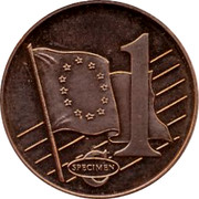 UK 1 ¢ Probe 2002 1 ¢ SPECIMEN coin reverse UK 1 ¢ Probe 2002 1 ¢ SPECIMEN coin reverse