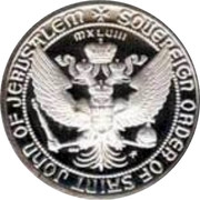 Malta 1 z. 400th Anniversary of Great Siege 1965 Proof X# 404 SOVEREIGN ORDER OF SAINT JOHN OF JERUSALEM MXLVIII coin reverse Malta 1 z. 400th Anniversary of Great Siege 1965 Proof X# 404 SOVEREIGN ORDER OF SAINT JOHN OF JERUSALEM MXLVIII coin reverse