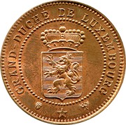 Luxembourg 10 Centimes (Adolphe) KM# E15 GRAND-DUCHÉ DE LUXEMBOURG coin obverse Luxembourg 10 Centimes (Adolphe) KM# E15 GRAND-DUCHÉ DE LUXEMBOURG coin obverse