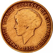 Luxembourg 10 Centimes Charlotte 1930 KM# 41 CHARLOTTE GRANDE-DUCHESSE DE LUXEMBOURG ★ 1930 ★ coin obverse Luxembourg 10 Centimes Charlotte 1930 KM# 41 CHARLOTTE GRANDE-DUCHESSE DE LUXEMBOURG ★ 1930 ★ coin obverse