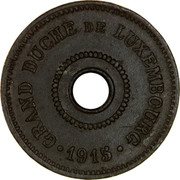 Luxembourg 10 Centimes Marie Adelaide 1915 KM# 28 GRAND DUCHÉ DE LUXEMBOURG ∙1915∙ coin obverse Luxembourg 10 Centimes Marie Adelaide 1915 KM# 28 GRAND DUCHÉ DE LUXEMBOURG ∙1915∙ coin obverse
