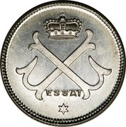 Luxembourg 10 Ces Grand-Duche de Luxembourg 1917  ESSAI coin obverse Luxembourg 10 Ces Grand-Duche de Luxembourg 1917  ESSAI coin obverse