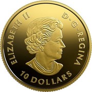Canada 10 Dollars 200th Anniversary of the Birth of Queen Victoria 2019 ELIZABETH II D∙G∙REGINA 10 DOLLARS coin obverse Canada 10 Dollars 200th Anniversary of the Birth of Queen Victoria 2019 ELIZABETH II D∙G∙REGINA 10 DOLLARS coin obverse