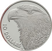 Australia 10 Dollars Wedge-tailed eagle. Piedfort 1994 Proof KM# P6 10 DOLLARS coin reverse Australia 10 Dollars Wedge-tailed eagle. Piedfort 1994 Proof KM# P6 10 DOLLARS coin reverse