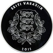 Estonia 10 € Eduard Vilde 2015 Proof EESTI VABARIIK 2015 coin obverse Estonia 10 € Eduard Vilde 2015 Proof EESTI VABARIIK 2015 coin obverse