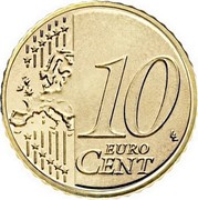 Luxembourg 10 Euro Cent Sint Servaasbrug 2008 (a) Proof KM# 89 10 EURO CENT LL coin reverse Luxembourg 10 Euro Cent Sint Servaasbrug 2008 (a) Proof KM# 89 10 EURO CENT LL coin reverse
