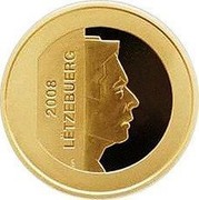 Luxembourg 10 Euro Central Bank of Luxembourg 2008 Proof KM# 104 2008 LËTZEBUERG GC coin obverse