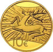 Luxembourg 10 Euro Deer of Orval's Refuge 2009 Proof KM# 110 10€ coin reverse Luxembourg 10 Euro Deer of Orval's Refuge 2009 Proof KM# 110 10€ coin reverse