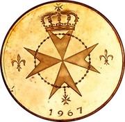 Malta 10 Grani Angelo 1967 Proof X# 17 1967 coin obverse Malta 10 Grani Angelo 1967 Proof X# 17 1967 coin obverse