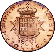 Malta 10 Grani Angelo 1971 1971 X# 40 F∙ANGELVS∙DE∙MOJANA∙M∙M∙H∙H∙ 1971 coin obverse Malta 10 Grani Angelo 1971 1971 X# 40 F∙ANGELVS∙DE∙MOJANA∙M∙M∙H∙H∙ 1971 coin obverse
