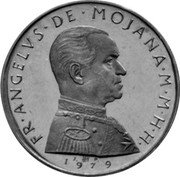 Malta 10 Grani (Angelo 1979) X# 74 FR∙ANGELVS∙DE∙MOJANA∙M∙M∙H∙H∙ 1979 coin obverse