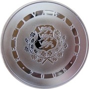 Estonia 10 Krooni Anniversary of Republic 2008 Proof KM# 46 EESTI VABARIIK 2008 coin obverse Estonia 10 Krooni Anniversary of Republic 2008 Proof KM# 46 EESTI VABARIIK 2008 coin obverse