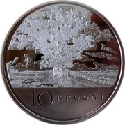 Estonia 10 Krooni Anniversary of Republic 2008 Proof KM# 46 10 KROONI coin reverse Estonia 10 Krooni Anniversary of Republic 2008 Proof KM# 46 10 KROONI coin reverse