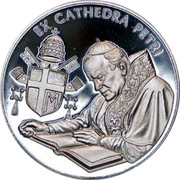 Malta 10 Liras Bible Study 2005 Proof finish EX CATHEDRA PETRI coin reverse Malta 10 Liras Bible Study 2005 Proof finish EX CATHEDRA PETRI coin reverse
