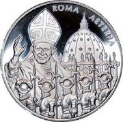 Malta 10 Liras Pope and Swiss Guards 2005 Proof finish ROMA AETERNA coin reverse Malta 10 Liras Pope and Swiss Guards 2005 Proof finish ROMA AETERNA coin reverse