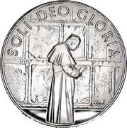 Malta 10 Liras Prayerat at the Wailing Wall 2005 Proof finish SOLI DEO GLORIA coin reverse Malta 10 Liras Prayerat at the Wailing Wall 2005 Proof finish SOLI DEO GLORIA coin reverse
