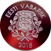 Estonia 10 € Winter Olympics in Pyeongchang 2018 EESTI VABARIIK 2018 coin obverse Estonia 10 € Winter Olympics in Pyeongchang 2018 EESTI VABARIIK 2018 coin obverse