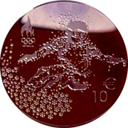 Estonia 10 € Winter Olympics in Pyeongchang 2018 ESTONIA 10 € coin reverse Estonia 10 € Winter Olympics in Pyeongchang 2018 ESTONIA 10 € coin reverse