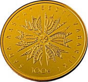 Estonia 100€ Centenary of the Republic of Estonia 2018 Prooflike; Lithuanian Mint SADA AASTAT EESTI VABARIIK 100€ coin reverse Estonia 100€ Centenary of the Republic of Estonia 2018 Prooflike; Lithuanian Mint SADA AASTAT EESTI VABARIIK 100€ coin reverse