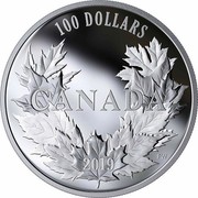 Canada 100 Dollars Canadian Maples 2019 100 DOLLARS CANADA 2019 coin reverse Canada 100 Dollars Canadian Maples 2019 100 DOLLARS CANADA 2019 coin reverse