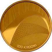 Estonia 100 Krooni Song and Dance Festivals 2009 Proof KM# 52 100 KROONI coin reverse Estonia 100 Krooni Song and Dance Festivals 2009 Proof KM# 52 100 KROONI coin reverse