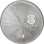 Estonia 12 Euro 2012 London Olympics 2012 Proof KM# 72 2012 coin obverse Estonia 12 Euro 2012 London Olympics 2012 Proof KM# 72 2012 coin obverse