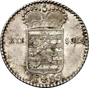 Luxembourg 12 Sols Joseph II 1789 (b) KM# 13 XII SOLS 1789 coin reverse Luxembourg 12 Sols Joseph II 1789 (b) KM# 13 XII SOLS 1789 coin reverse