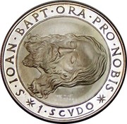 Malta 1 Scvdo (Angelo) X# 9 S•IOAN•BAPT•ORA•PRO•NOBIS 1•SCVDO coin reverse Malta 1 Scvdo (Angelo) X# 9 S•IOAN•BAPT•ORA•PRO•NOBIS 1•SCVDO coin reverse