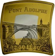 Luxembourg 2.50 Euro Pont Adolphe 2017 PONT ADOLPHE 2,50 EURO coin reverse