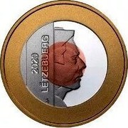 Luxembourg 2.50 Euro Procession Dansante D'Echternach 2019 2020 / LËTZEBUERG CG coin obverse Luxembourg 2.50 Euro Procession Dansante D'Echternach 2019 2020 / LËTZEBUERG CG coin obverse