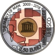 Luxembourg 2.50 Euro The Family of Man 2018 THE FAMILY OF MAN 2003-2018 MEMORIE DU MONDE / UNESCO 2,50 EURO coin reverse Luxembourg 2.50 Euro The Family of Man 2018 THE FAMILY OF MAN 2003-2018 MEMORIE DU MONDE / UNESCO 2,50 EURO coin reverse