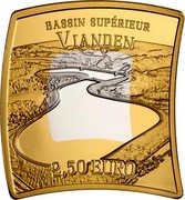 Luxembourg 2.50 Euro Upper reservoir of Viaden 2018 BASSIN SUPÉRIEUR VIANDEN 2,50 EURO coin reverse Luxembourg 2.50 Euro Upper reservoir of Viaden 2018 BASSIN SUPÉRIEUR VIANDEN 2,50 EURO coin reverse