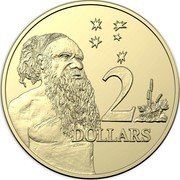 Australia 2 Dollars Aboriginal Elder (6th Portrait) 2021 2 DOLLARS coin reverse Australia 2 Dollars Aboriginal Elder (6th Portrait) 2021 2 DOLLARS coin reverse
